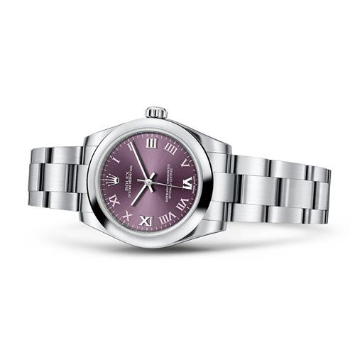 rolex oyster perpetual 31 red grape