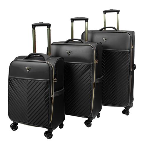 guess suitcase black